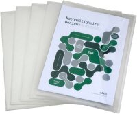 EICHNER Dokumententaschen DIN A4 quer transparent glatt,...