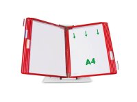 tarifold Sichttafelsystem 434103 DIN A4 rot mit 10 St....
