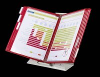 tarifold Sichttafelsystem 434103 DIN A4 rot mit 10 St....