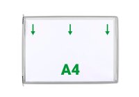 tarifold Sichttafeln mit 5 Aufsteckreitern DIN A4 quer...