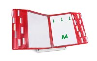 tarifold Sichttafelsystem 434303 DIN A4 rot mit 30 St....