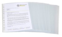 OXFORD Prospekthüllen DIN A4 transparent genarbt 0,09 mm, 100 St.