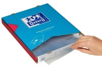 OXFORD Prospekthüllen DIN A4 transparent genarbt 0,12 mm, 100 St.