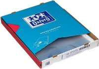OXFORD Prospekthüllen DIN A4 transparent genarbt 0,12 mm, 100 St.
