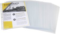 OXFORD Prospekthüllen DIN A4 transparent genarbt 0,12 mm, 100 St.