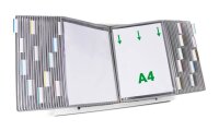 tarifold Sichttafelsystem 434400 DIN A4 grau mit 40 St....