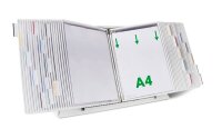 tarifold Sichttafelsystem 434402 DIN A4 weiß mit 40...