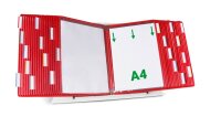 tarifold Sichttafelsystem 434403 DIN A4 rot mit 40 St....