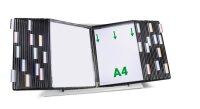 tarifold Sichttafelsystem 434407 DIN A4 schwarz mit 40...