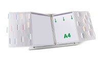 tarifold Sichttafelsystem 434502 DIN A4 weiß mit 50...