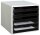 M&M Schubladenbox  schwarz 30050901, DIN A4 mit 5 Schubladen, 1 St.