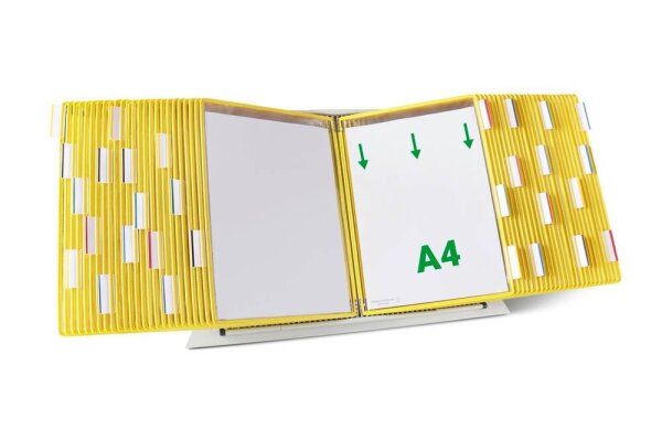 tarifold Sichttafelsystem 434504 DIN A4 gelb mit 50 St. Sichttafeln, 1 St.