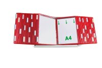 tarifold Sichttafelsystem 434603 DIN A4 rot mit 60 St....