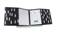 tarifold Sichttafelsystem 434607 DIN A4 schwarz mit 60...