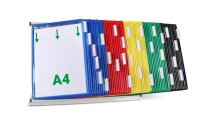 tarifold Sichttafelsystem 434609 DIN A4 farbsortiert mit 60 St. Sichttafeln, 1 St.