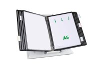 tarifold Sichttafelsystem 435107 DIN A5 schwarz mit 10...