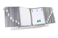 tarifold Sichttafelsystem 435400 DIN A5 grau mit 40 St....