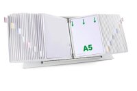 tarifold Sichttafelsystem 435402 DIN A5 weiß mit 40...