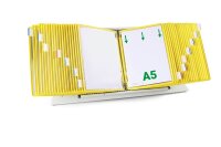 tarifold Sichttafelsystem 435404 DIN A5 gelb mit 40 St....