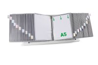 tarifold Sichttafelsystem 435500 DIN A5 grau mit 50 St....