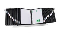 tarifold Sichttafelsystem 435507 DIN A5 schwarz mit 50...