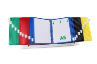 tarifold Sichttafelsystem 435509 DIN A5 farbsortiert mit...