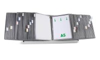 tarifold Sichttafelsystem 435600 DIN A5 grau mit 60 St....