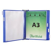 tarifold Wand-Sichttafelsystem 413101 DIN A3 blau mit 10...