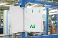 tarifold Wand-Sichttafelsystem 413102 DIN A3 weiß...