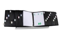 tarifold Sichttafelsystem 435607 DIN A5 schwarz mit 60...
