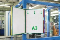 tarifold Wand-Sichttafelsystem 413109 DIN A3 farbsortiert...