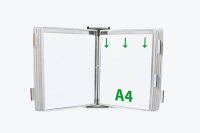 tarifold Wand-Sichttafelsystem 414102 DIN A4 weiß...