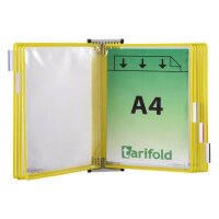 tarifold Wand-Sichttafelsystem 414104 DIN A4 gelb mit 10...
