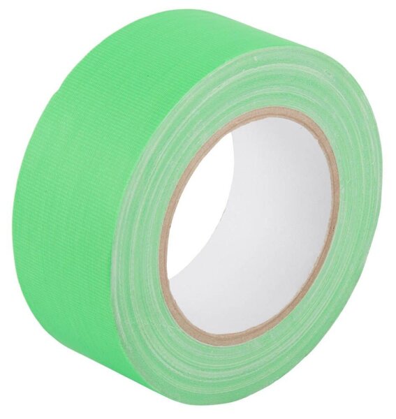 WIHEDÜ Neon Gewebeband grün 5,0 cm x 25,0 m 1 Rolle