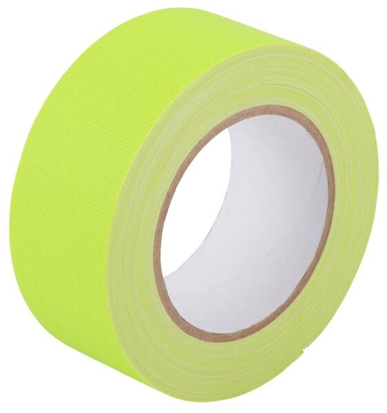WIHEDÜ Neon Gewebeband gelb 5,0 cm x 25,0 m 1 Rolle