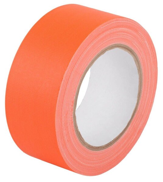 WIHEDÜ Neon Gewebeband orange 5,0 cm x 25,0 m 1 Rolle