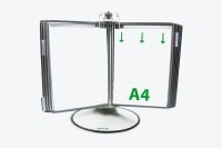tarifold Sichttafelsystem 444500 DIN A4 grau mit 50 St....