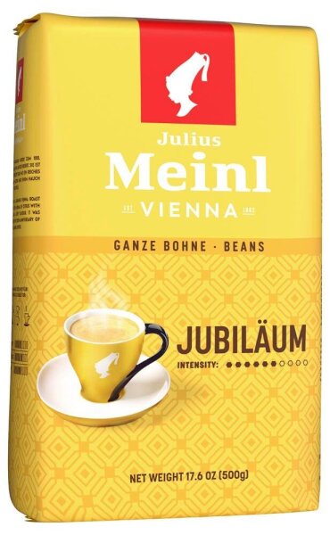 Julius Meinl Vienna Jubiläum Kaffeebohnen, Arabica- und Robustabohnen 500 g