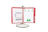 tarifold Sichttafelsystem 444503 DIN A4 rot mit 50 St. Sichttafeln, 1 St.
