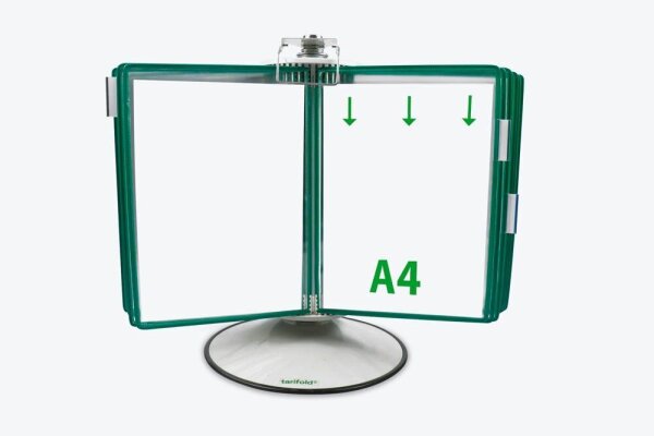 tarifold Sichttafelsystem 444505 DIN A4 grün mit 50 St. Sichttafeln, 1 St.