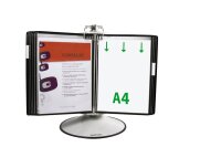 tarifold Sichttafelsystem 444507 DIN A4 schwarz mit 50...