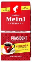 Julius Meinl Vienna Präsident Kaffee, gemahlen, Arabica- und Robustabohnen 500 g