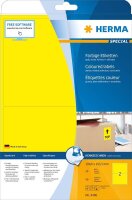 HERMA Etiketten 4496 gelb 199,6 x 143,5 mm, 20 Blatt