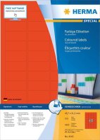 HERMA Etiketten 4545 rot 45,7 x 21,2 mm, 100 Blatt