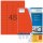 HERMA Etiketten 4545 rot 45,7 x 21,2 mm, 100 Blatt