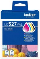 brother LC-527VAL schwarz, cyan, magenta, gelb...