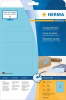 HERMA Etiketten 4553 blau 105,0 x 37,0 mm, 20 Blatt