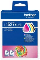 brother LC-527XLVAL schwarz, cyan, magenta, gelb...