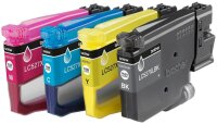 brother LC-527XLVAL schwarz, cyan, magenta, gelb Druckerpatronen, 4er-Set