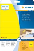 HERMA Etiketten 4551 gelb 105,0 x 37,0 mm, 20 Blatt